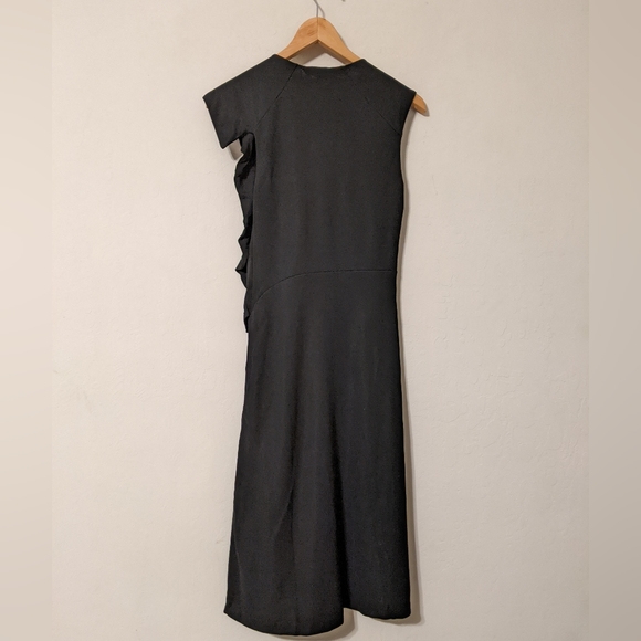 NWT 2009 Yves Saint Laurent Asymmetrical Midi Dress - Picture 8 of 10